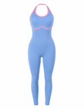 ENTERIZO DOBLE PUSH UP HALTER CON SESGO  Ref. 634
