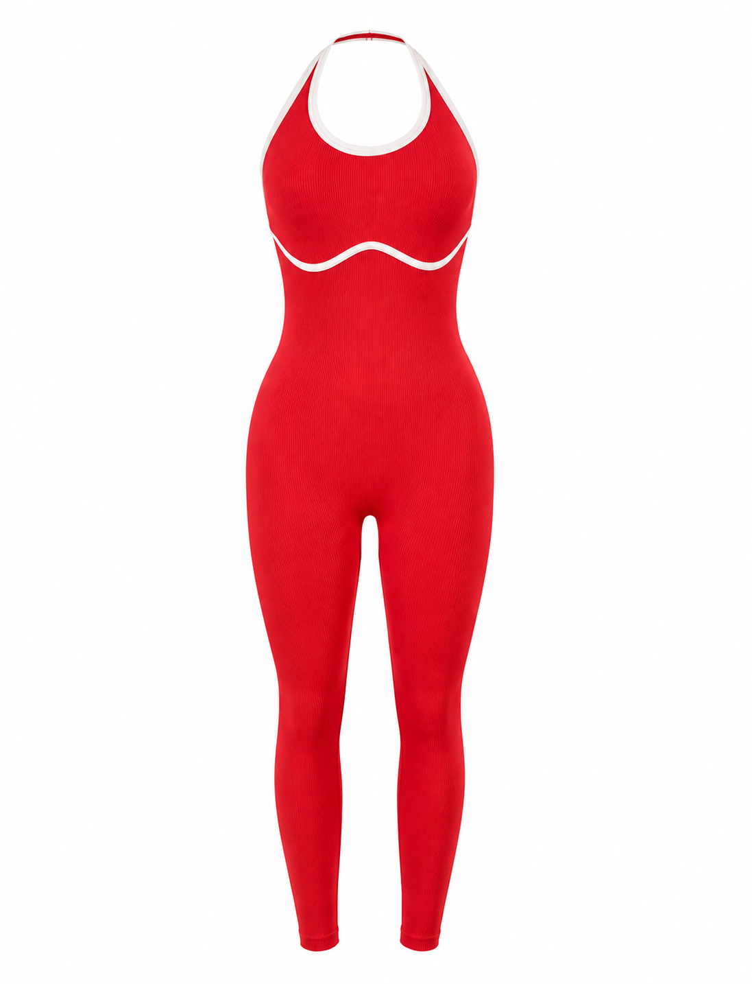 ENTERIZO DOBLE PUSH UP HALTER CON SESGO  Ref. 634