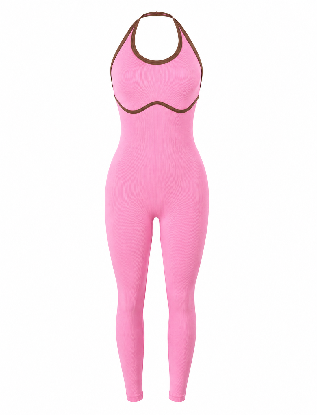 ENTERIZO DOBLE PUSH UP HALTER CON SESGO  Ref. 634