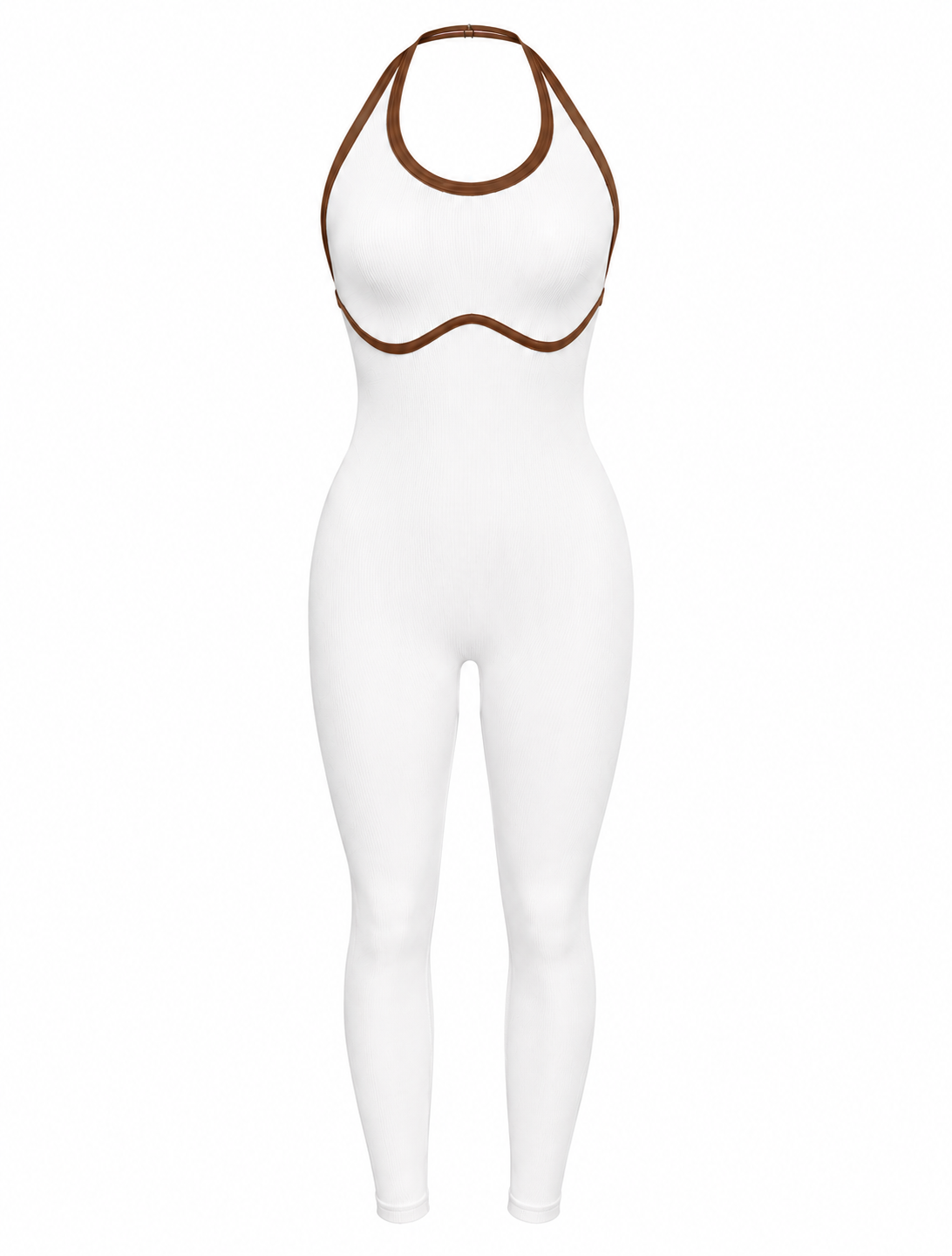 ENTERIZO DOBLE PUSH UP HALTER CON SESGO  Ref. 634