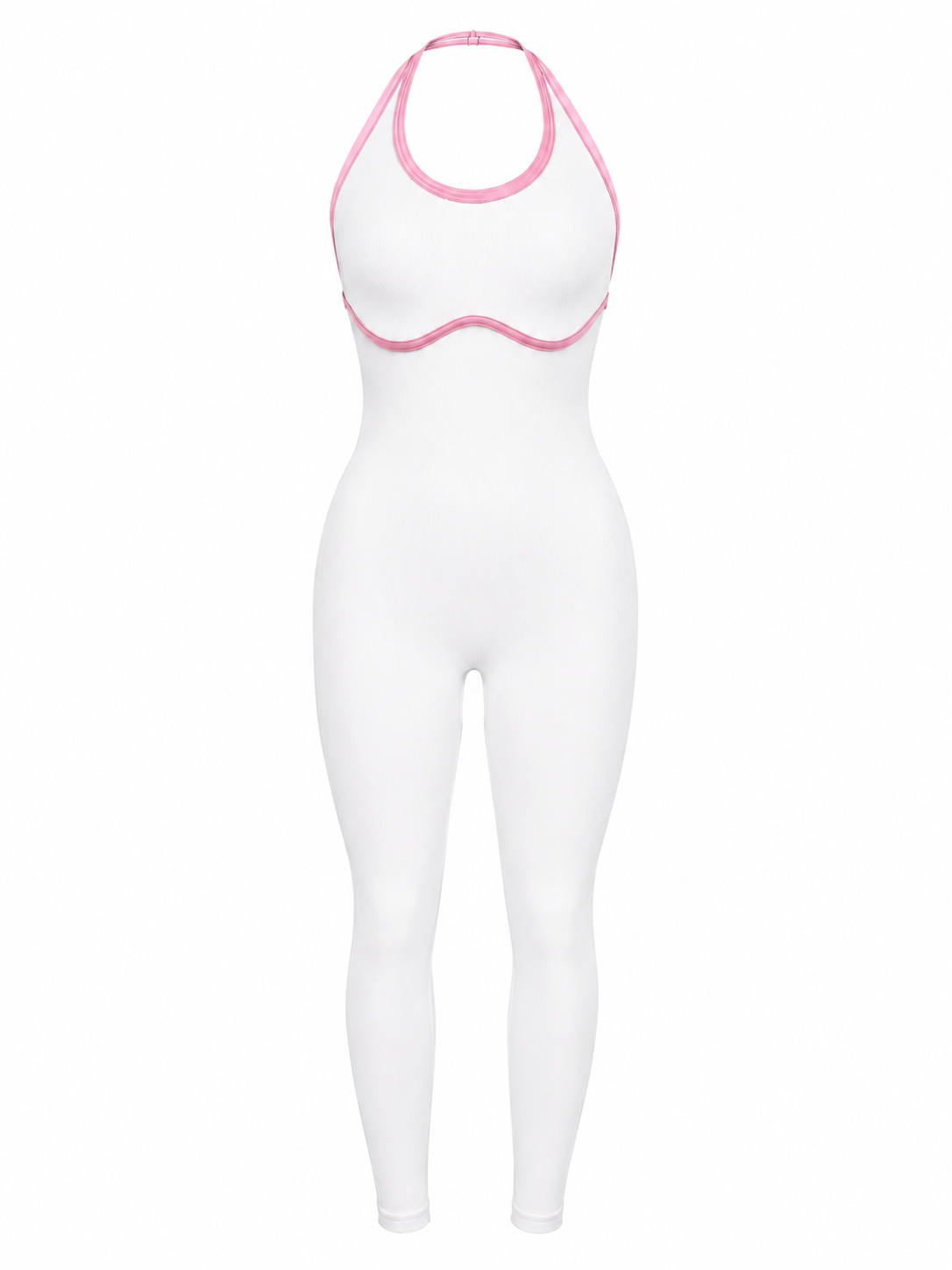 ENTERIZO DOBLE PUSH UP HALTER CON SESGO  Ref. 634