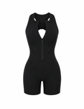 ENTERIZO CORTO CON CREMALLERA Y DOBLE PUSH UP PREMIUM Ref. 6066