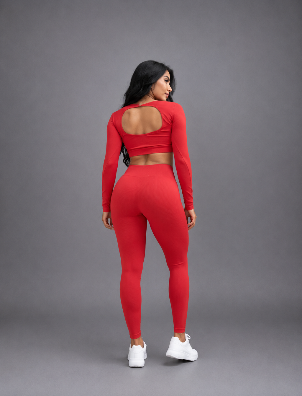SET DE LEGGINS SIN REALCE Y BUSO EN TELA PREMIUM REF 4051