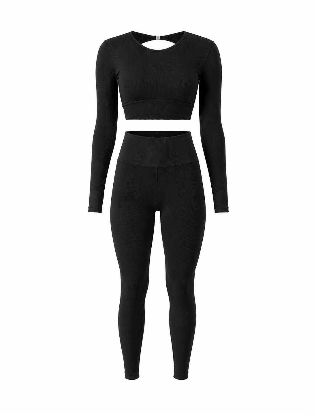 SET DE LEGGINS SIN REALCE Y BUSO EN TELA PREMIUM REF 4051