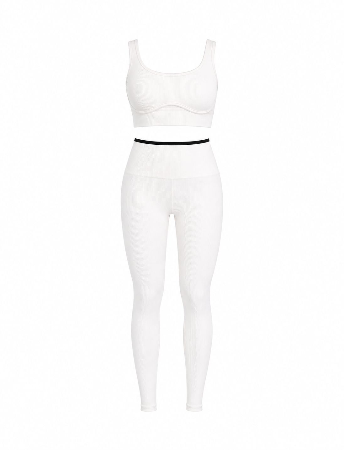 SET DE LEGGINS DOBLE PUSH Y TOP CON SESGO EN TELA PREMIUM  Ref. Top 2009 | Ref. Leggin 1052