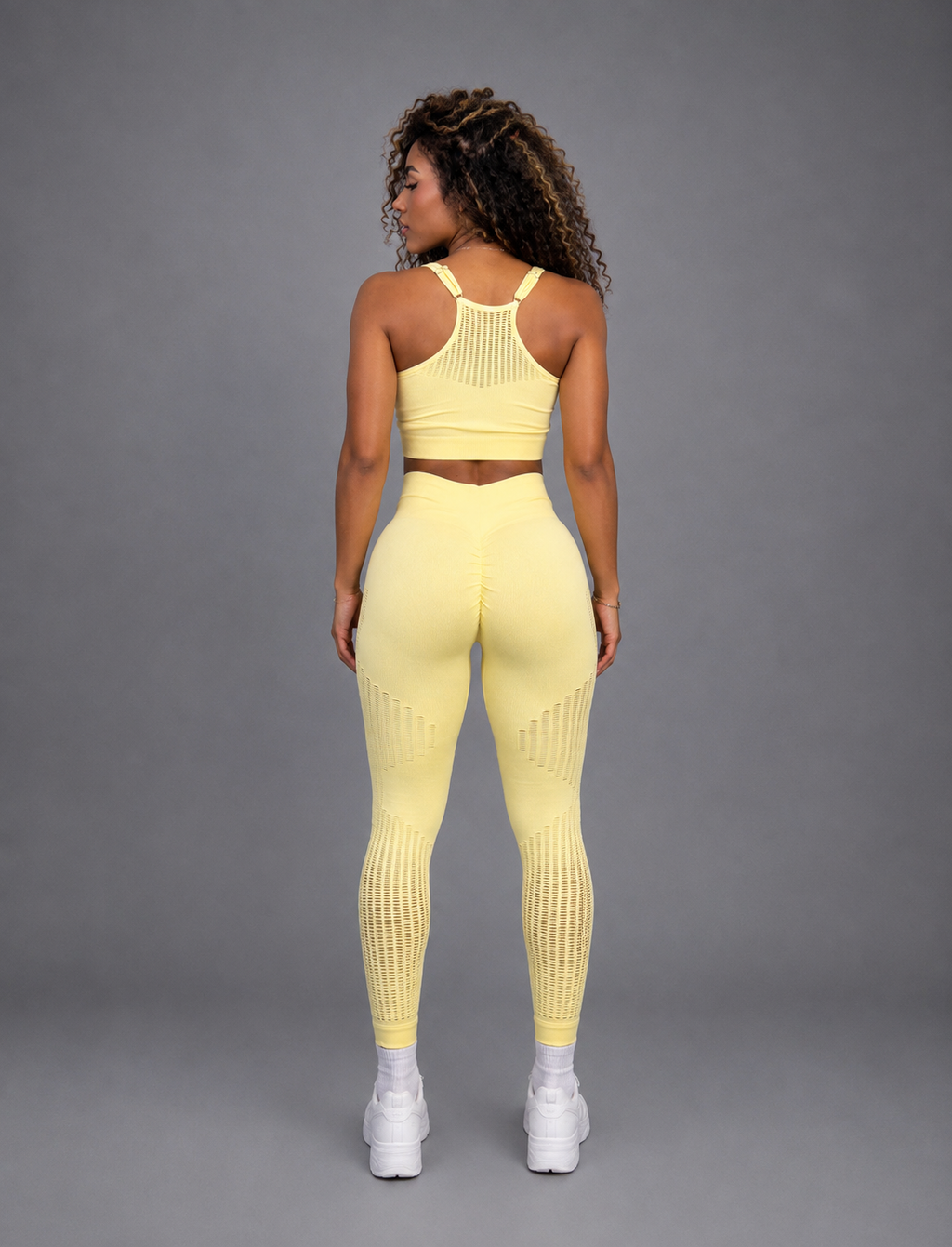 SET LEGGINS BUCOS DOBLE REALCE Y TOP BUCOS NACIONAL  Ref. 6053