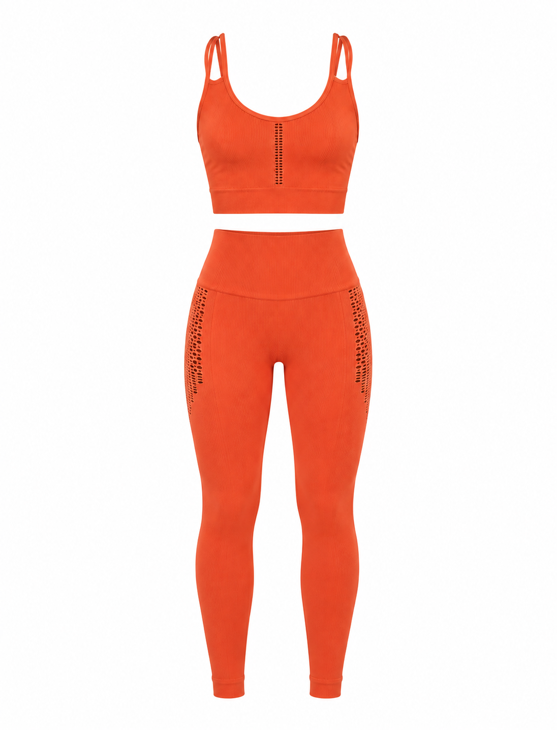 SET LEGGINS BUCOS DOBLE REALCE Y TOP BUCOS NACIONAL  Ref. 6053