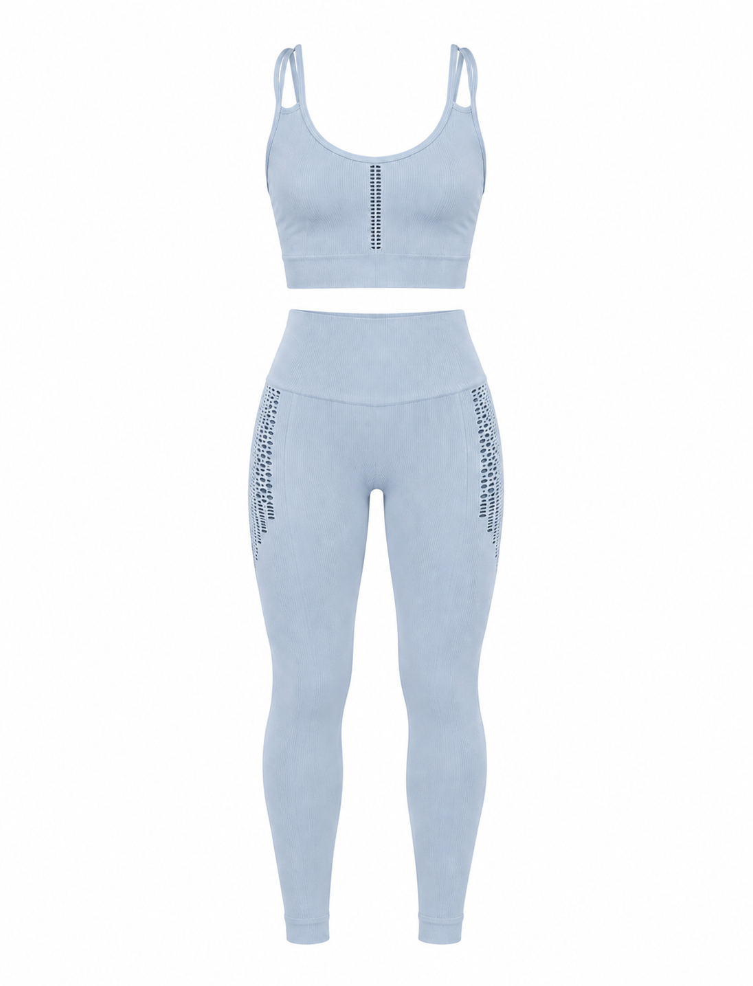 SET LEGGINS BUCOS DOBLE REALCE Y TOP BUCOS NACIONAL  Ref. 6053