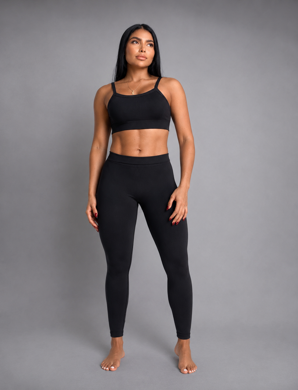 SET LEGGINS Y TOPS CON PUSH PREMIUM  Ref. 1070