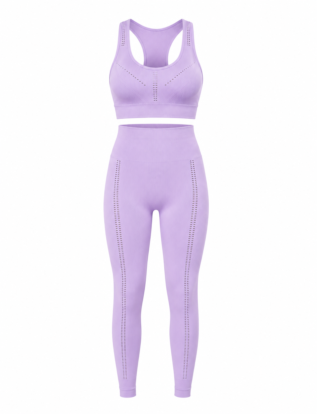 SET DE LEGGINS SIN REALCE Y TOP CON CORTE LÁSER  Ref. 4050