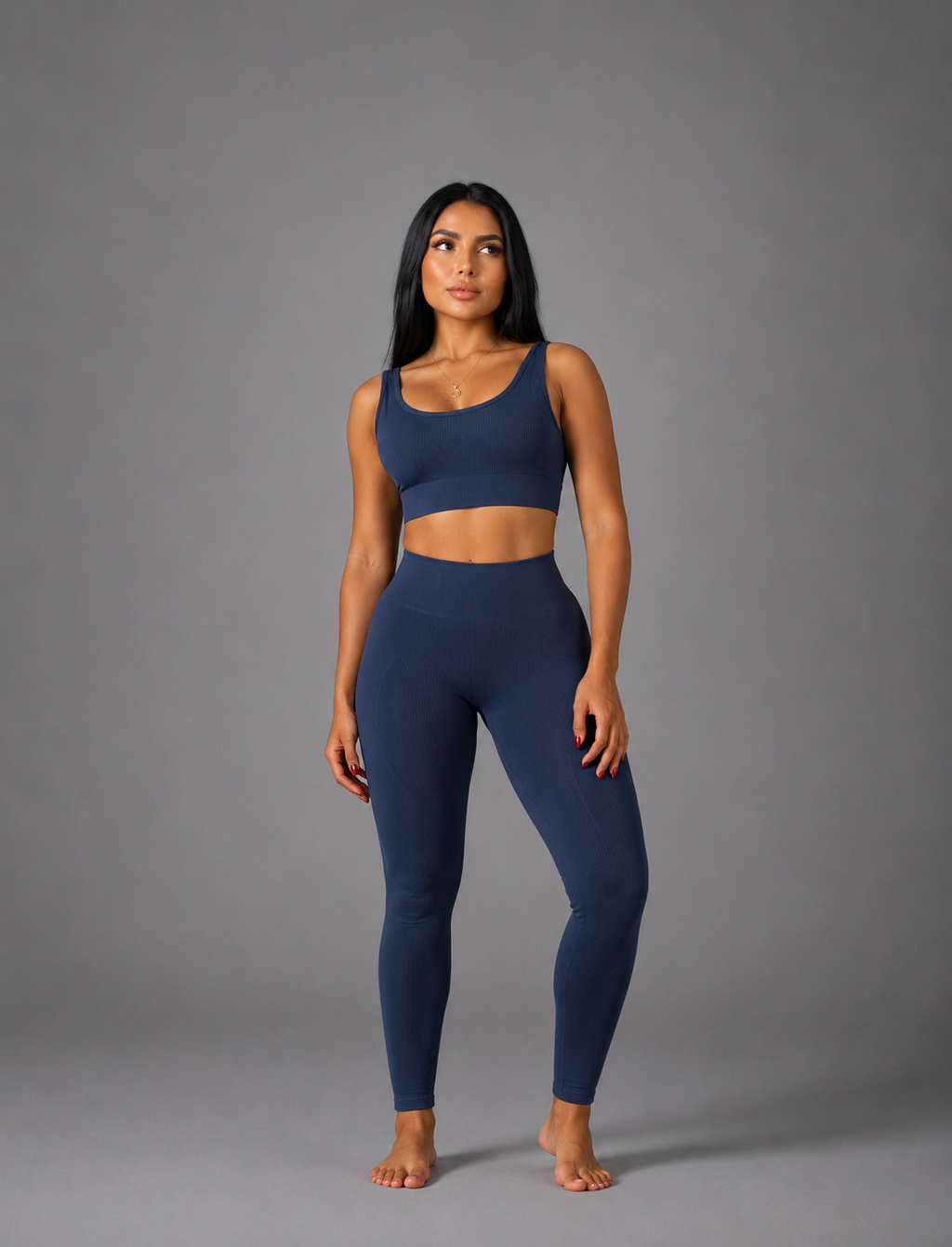SET DE LEGGINS Y TOP CON DOBLE PUSH  Ref. 4072