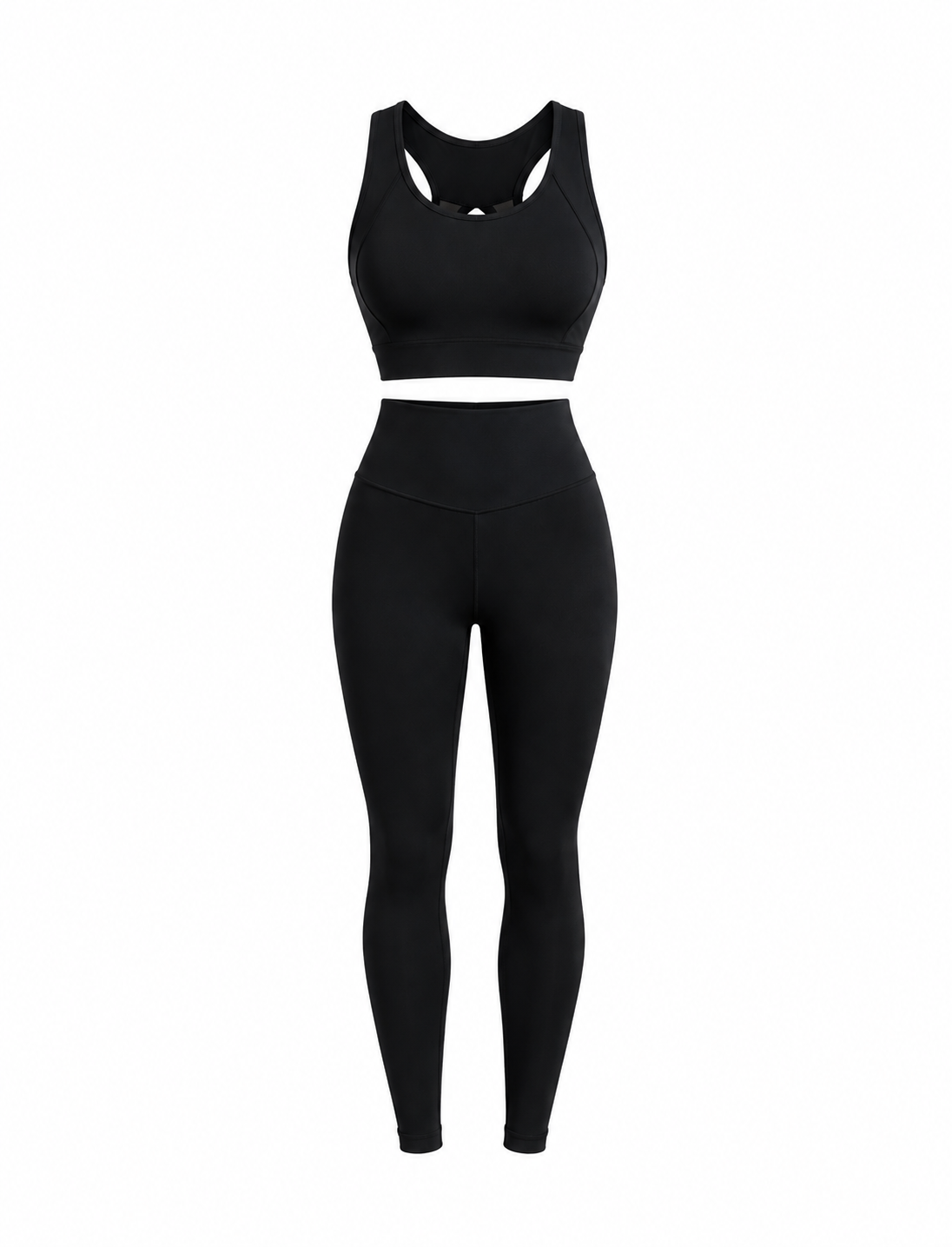 SET LEGGINS + TOP IMPORTADO EN NYLON  Ref. S004