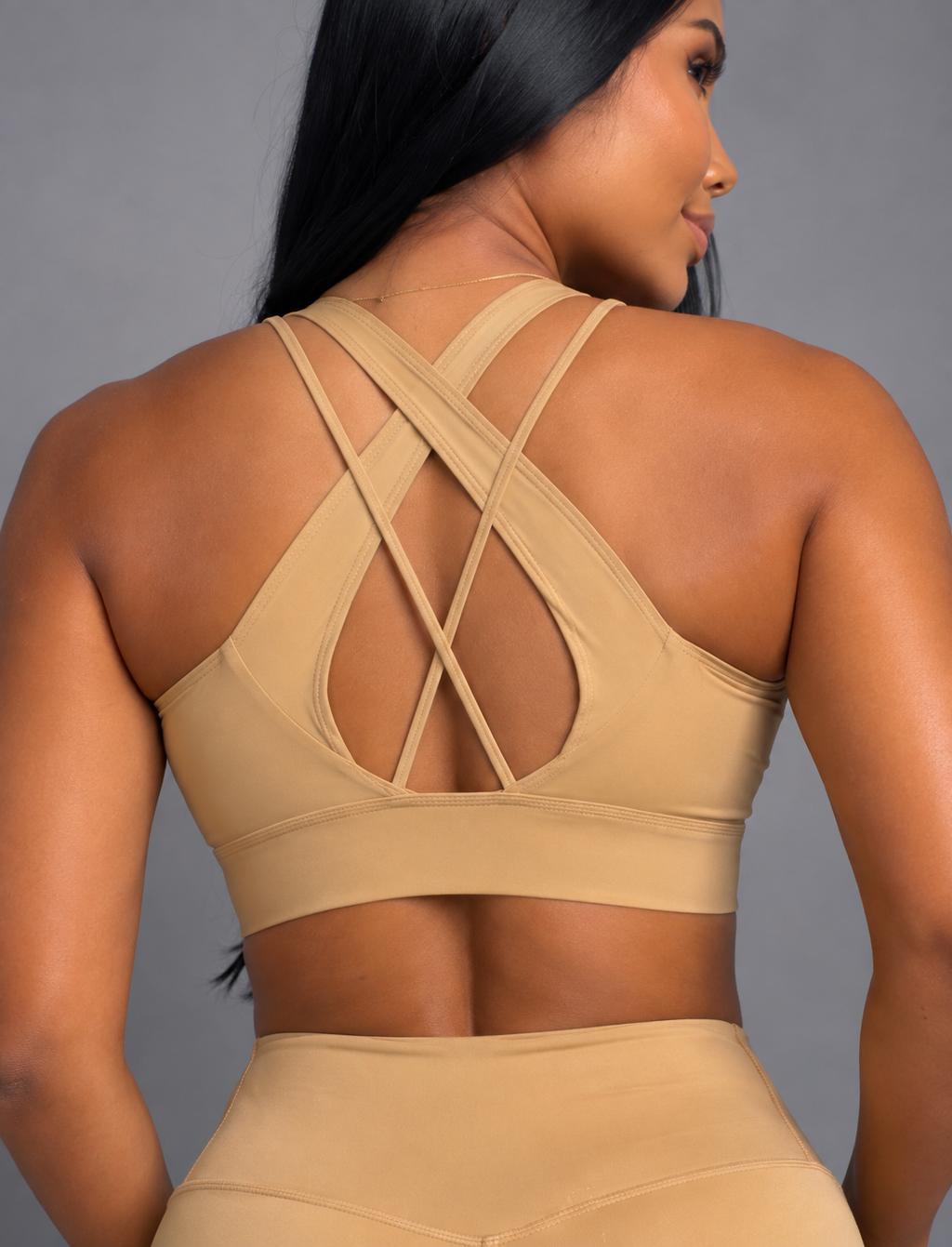 SET LEGGINS + TOP IMPORTADO EN NYLON  Ref. S005