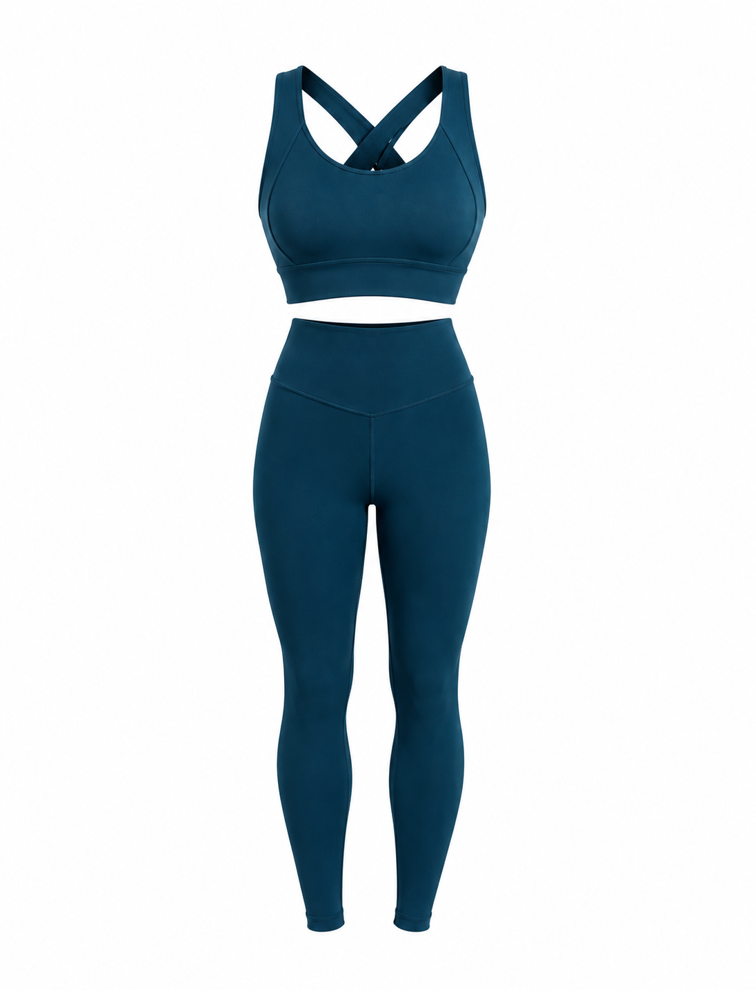 SET LEGGINS + TOP IMPORTADO EN NYLON  Ref. S005