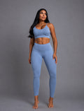 SET LEGGINS + TOP IMPORTADO EN NYLON  Ref. S006