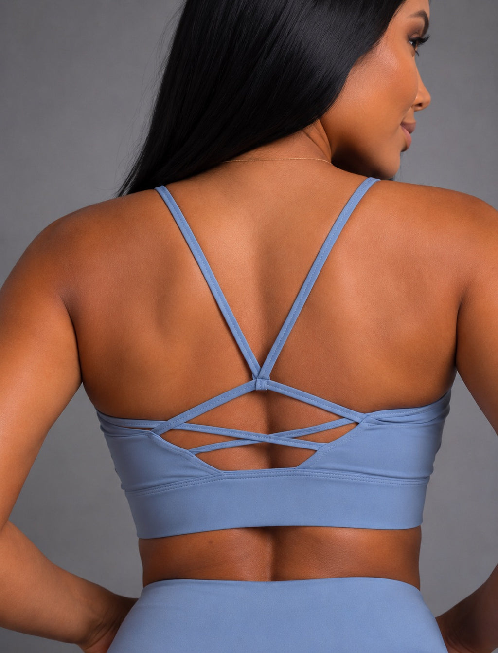 SET LEGGINS + TOP IMPORTADO EN NYLON  Ref. S006