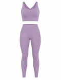 SET LEGGINS + TOP IMPORTADO EN NYLON  Ref. S003