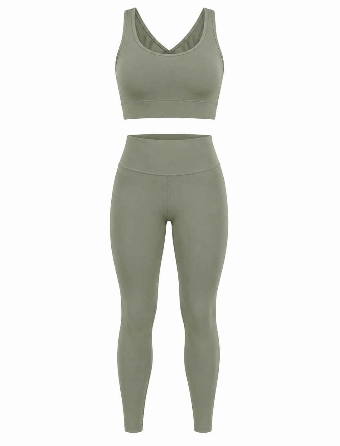 SET LEGGINS + TOP IMPORTADO EN NYLON  Ref. S003