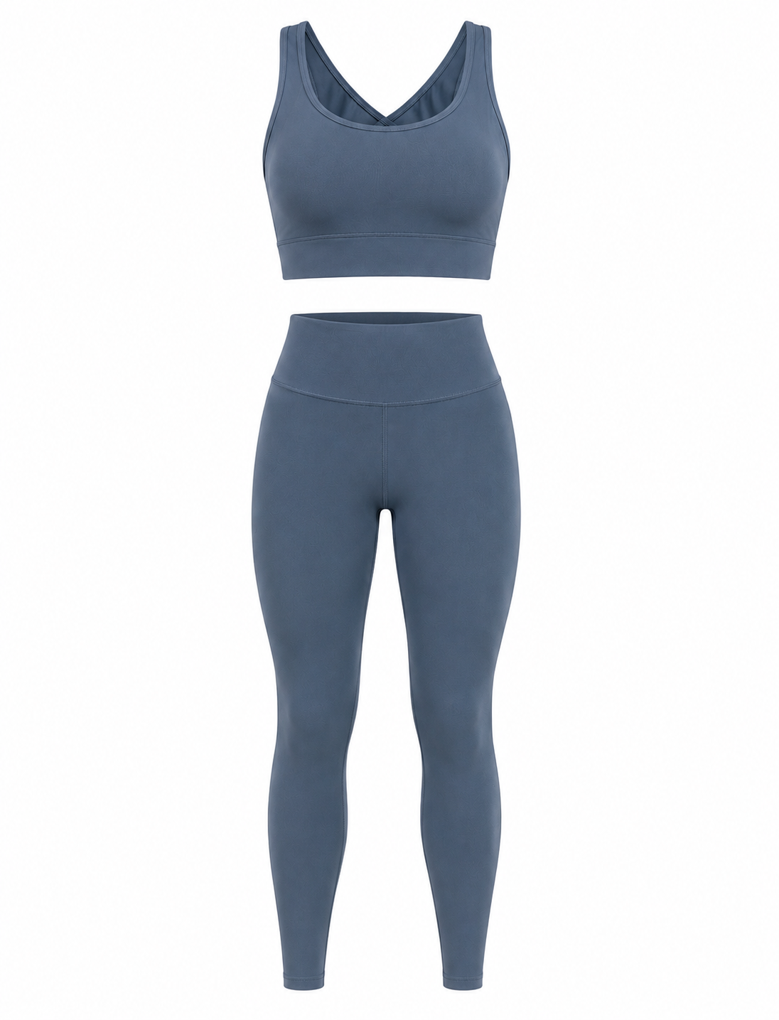 SET LEGGINS + TOP IMPORTADO EN NYLON  Ref. S003