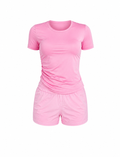 SET DE CAMISETA Y PANTALONETA CON MALLA  Ref. Camiseta: T01 Ref. Pantaloneta: PM04