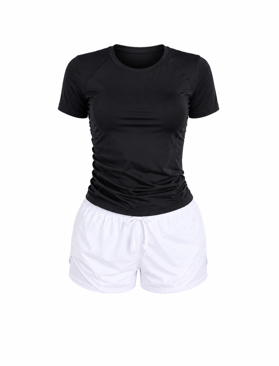 SET DE CAMISETA Y PANTALONETA CON MALLA  Ref. Camisa T06 Ref. Pantaloneta PM04