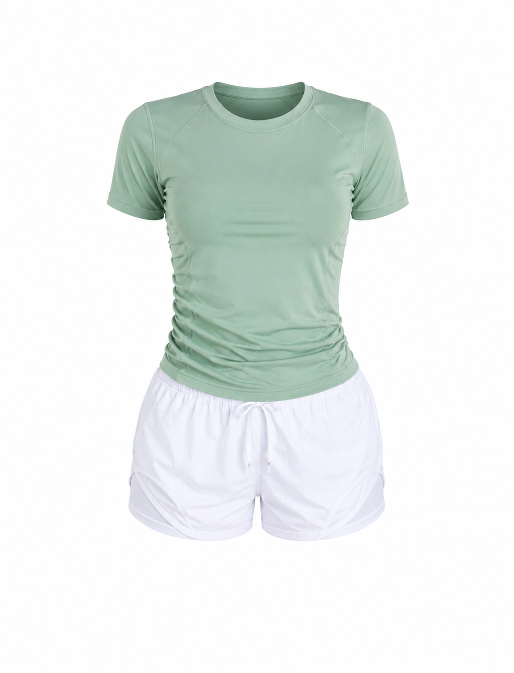 SET DE CAMISETA Y PANTALONETA CON MALLA  Ref. Camisa T06 Ref. Pantaloneta PM04