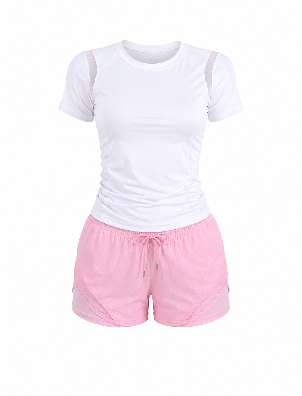 SET DE CAMISETA Y PANTALONETA CON MALLA  Ref. Camisa T02  Ref. Pantaloneta PM04