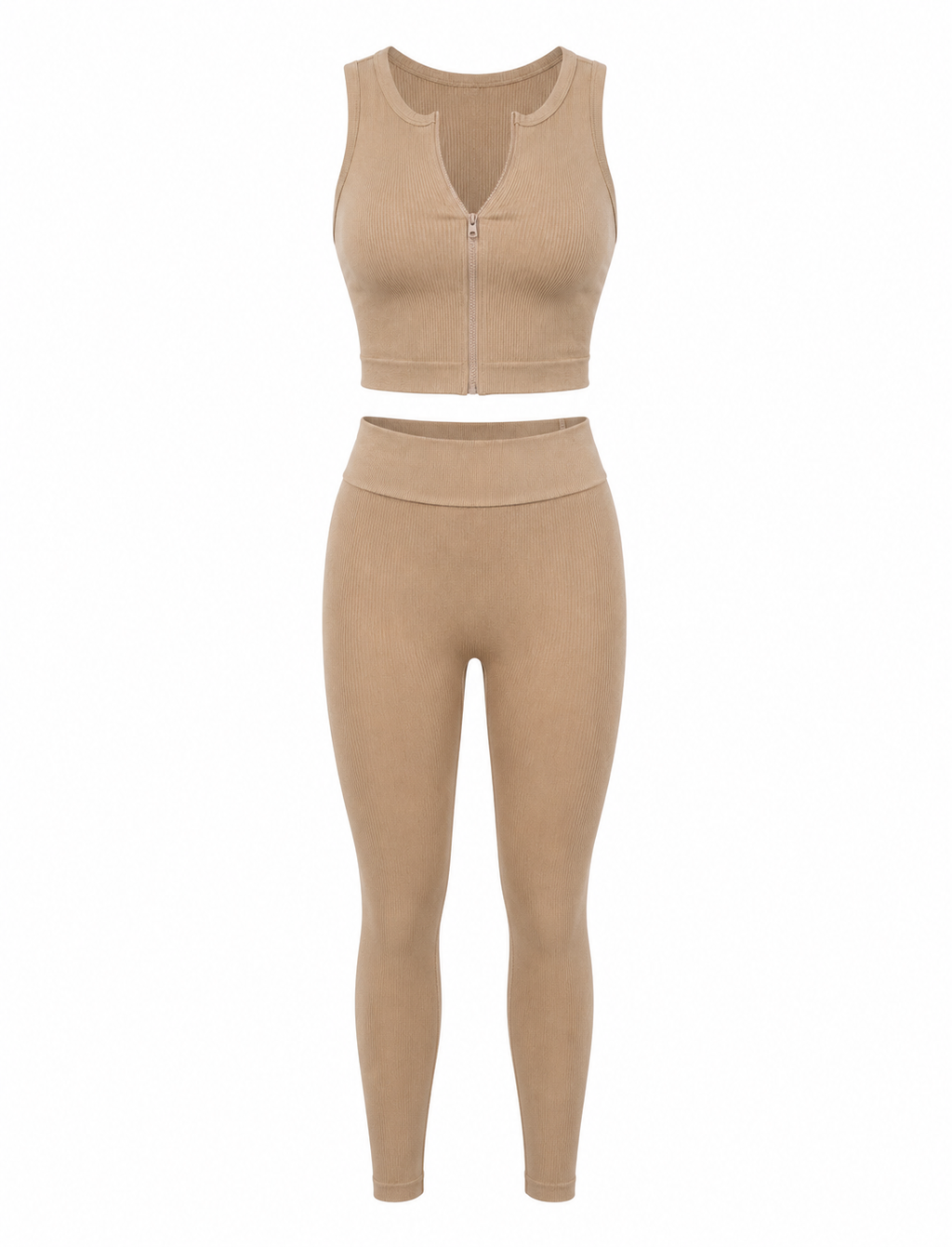 SET DE LEGGINS Y CAMISILLA CON CREMALLERA  Ref. 6318