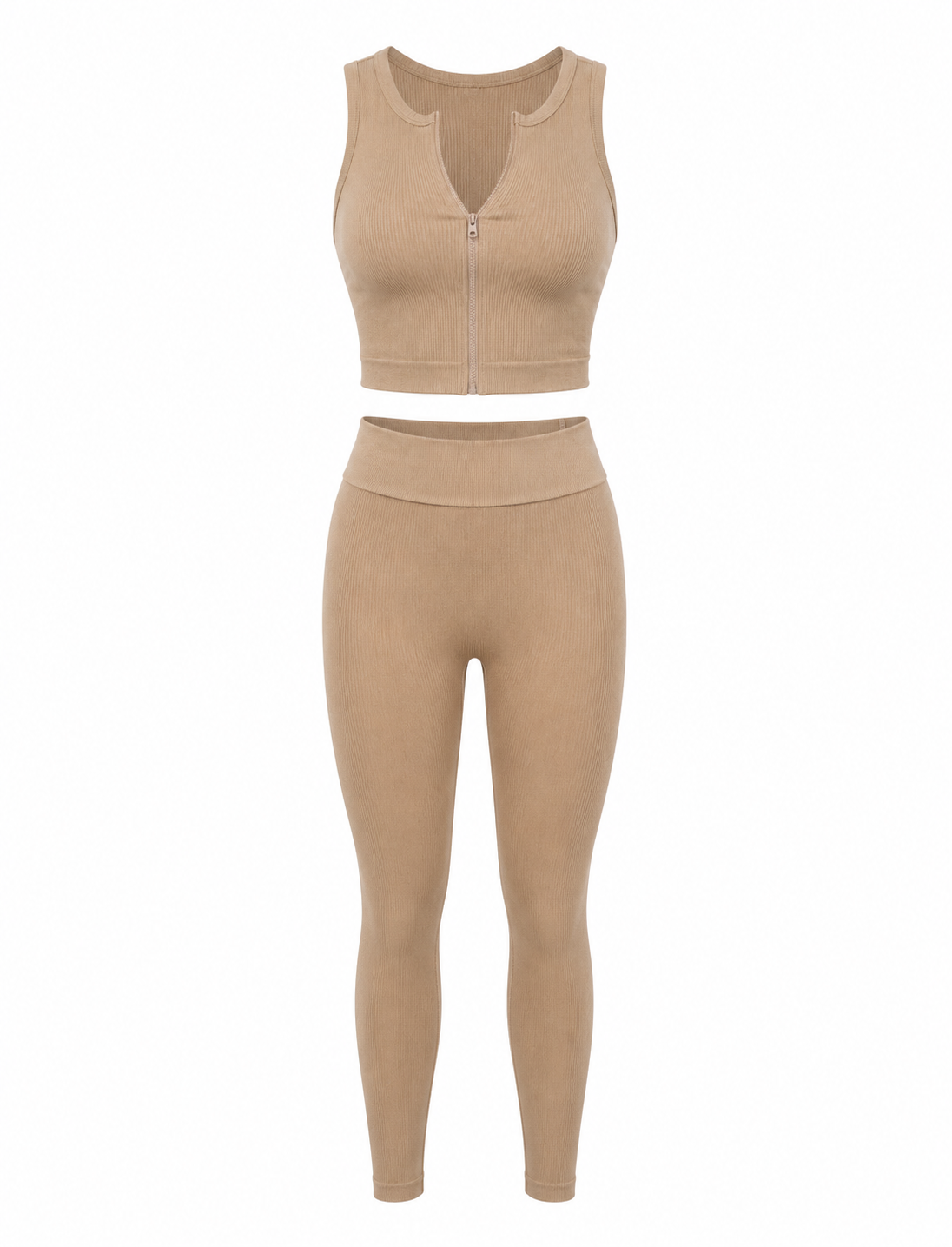 SET DE LEGGINS Y CAMISILLA CON CREMALLERA  Ref. 6318
