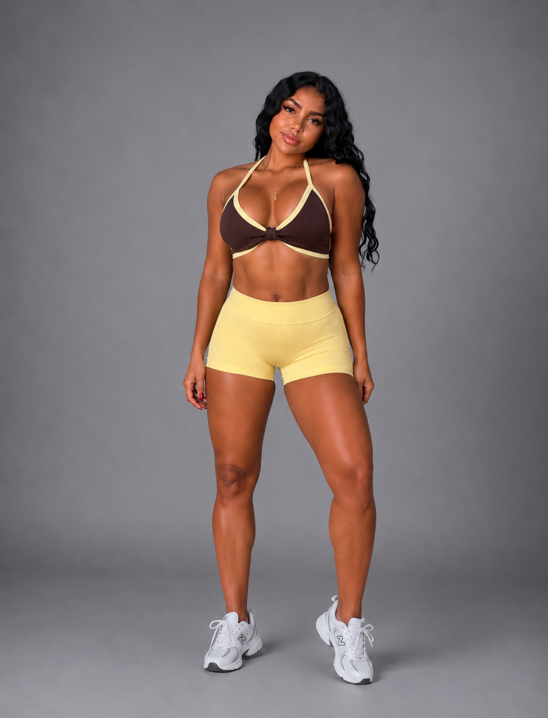 SET DE SHORT PREMIUM Y TOP GALLETA  Ref. Short 3015  Ref. Top 3102