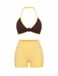 SET DE SHORT PREMIUM Y TOP GALLETA  Ref. Short 3015  Ref. Top 3102