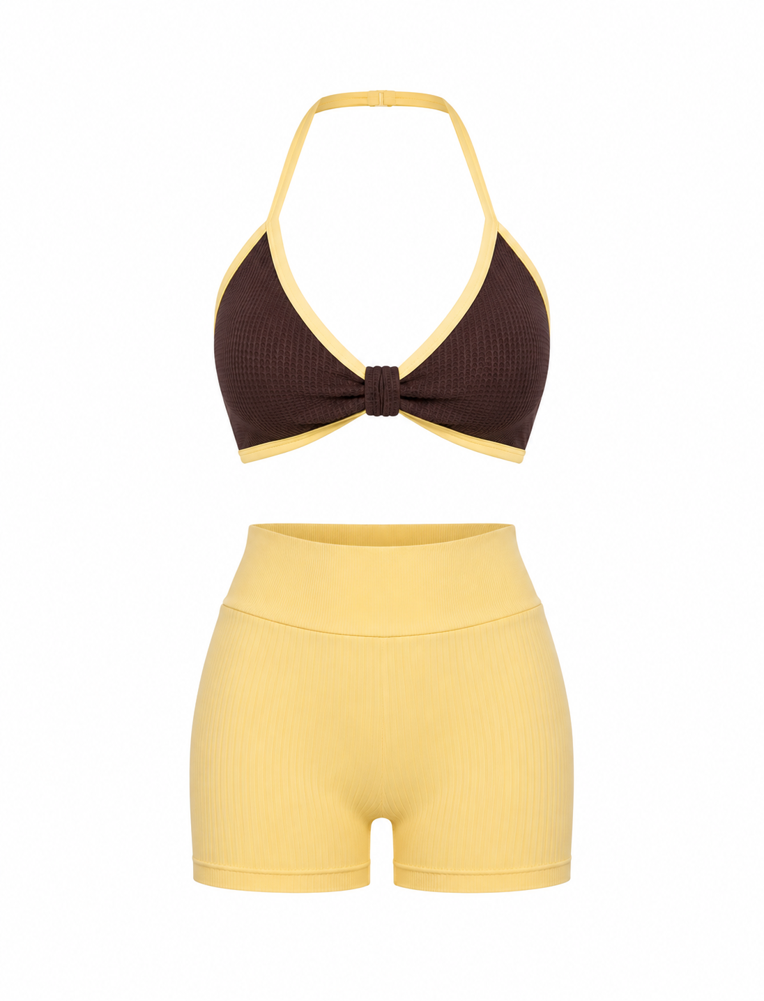 SET DE SHORT PREMIUM Y TOP GALLETA  Ref. Short 3015  Ref. Top 3102