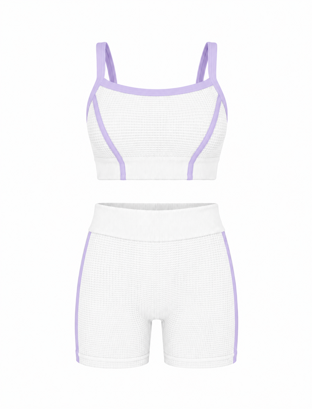 SET DE SHORT DOBLE PUSH Y TOP CON SESGO EN TELA GALLETA  Ref. Top 2102  Ref. Short 31021