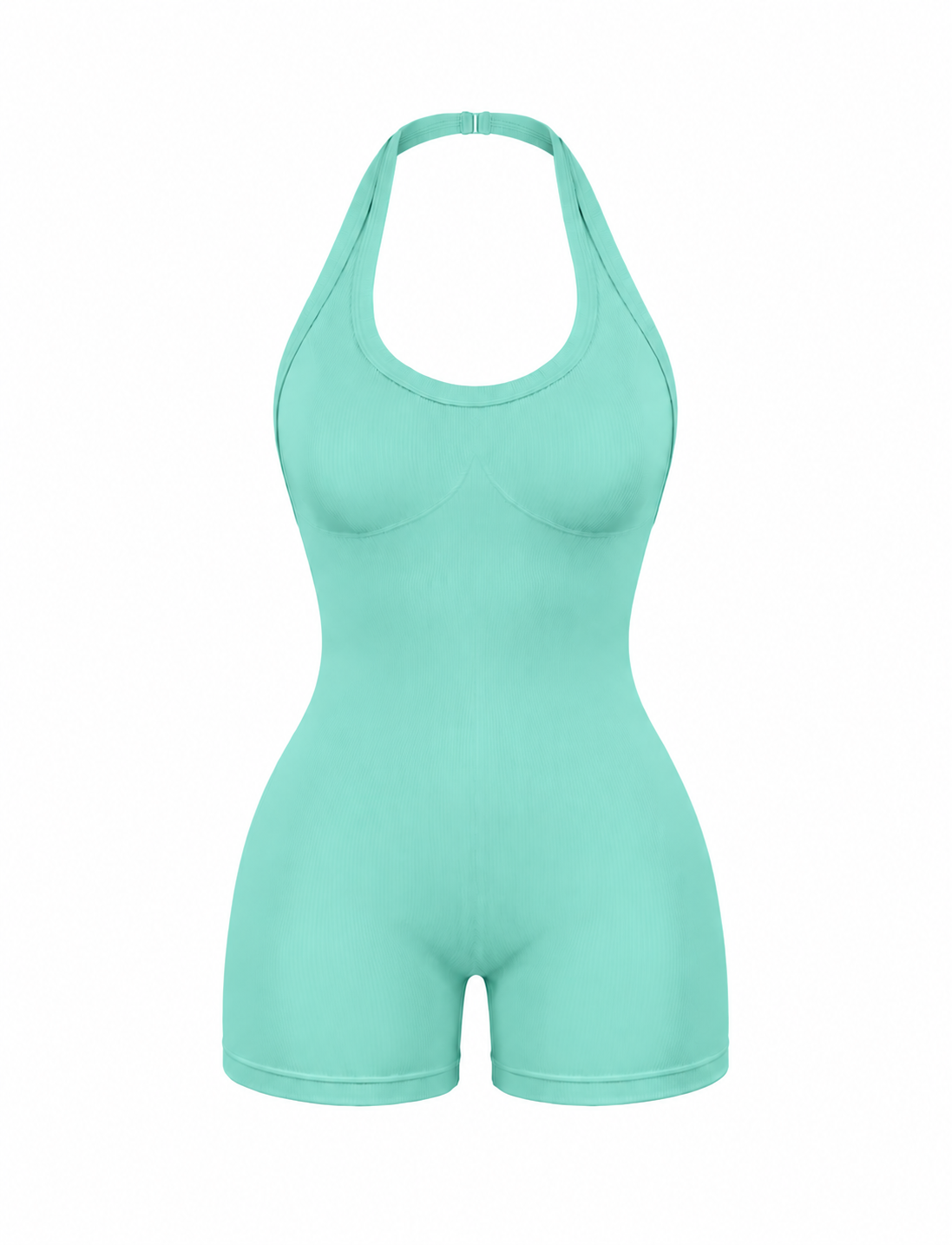 ENTERIZO CORTO TIPO HALTER DOBLE PUSH UP PREMIUM  Ref. 563