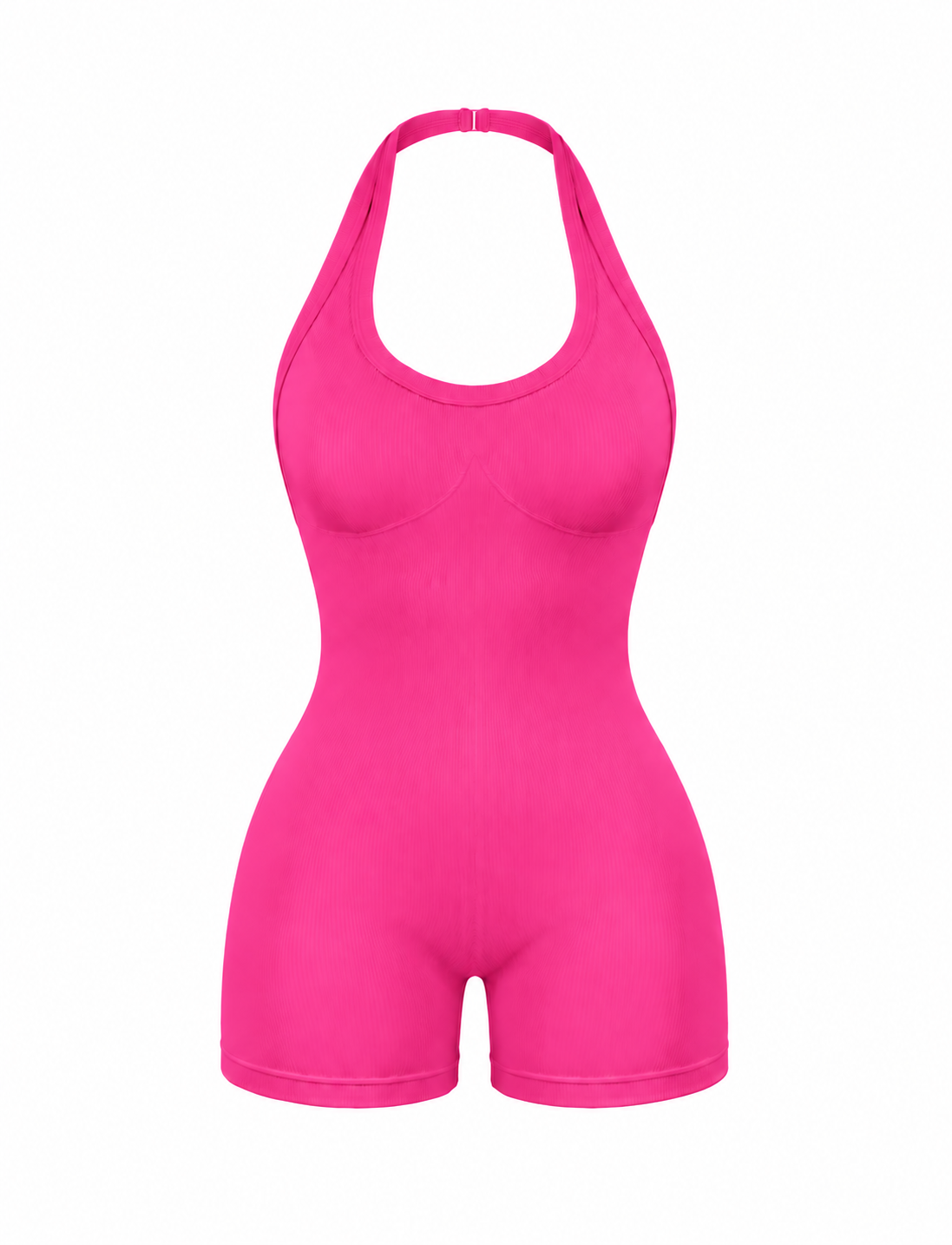 ENTERIZO CORTO TIPO HALTER DOBLE PUSH UP PREMIUM  Ref. 563