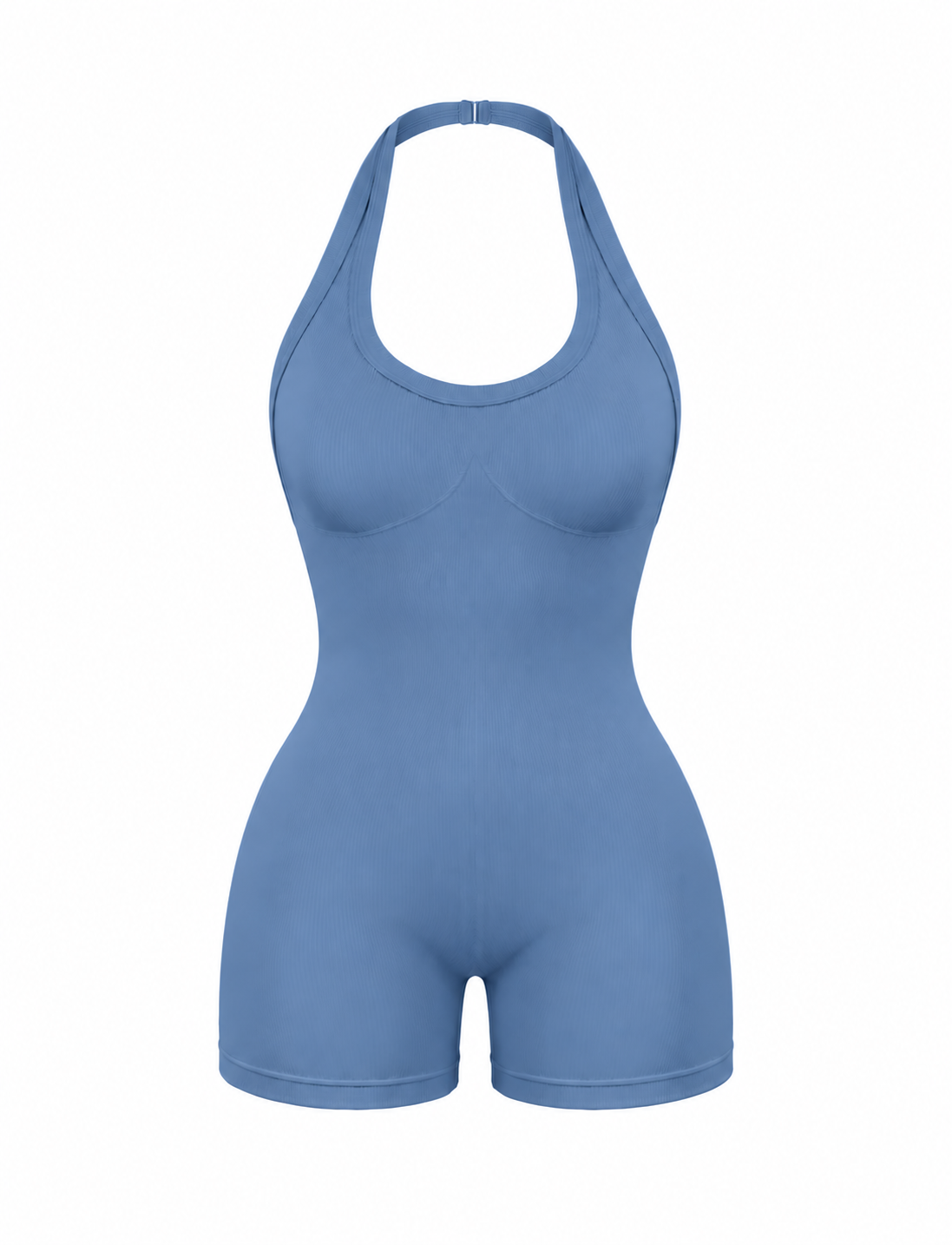 ENTERIZO CORTO TIPO HALTER DOBLE PUSH UP PREMIUM  Ref. 563