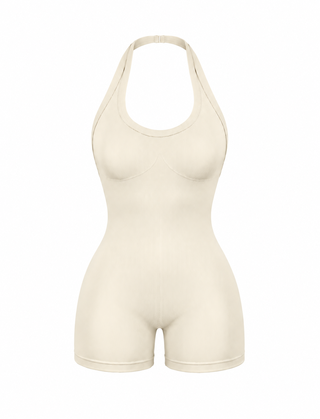 ENTERIZO CORTO TIPO HALTER DOBLE PUSH UP PREMIUM  Ref. 563