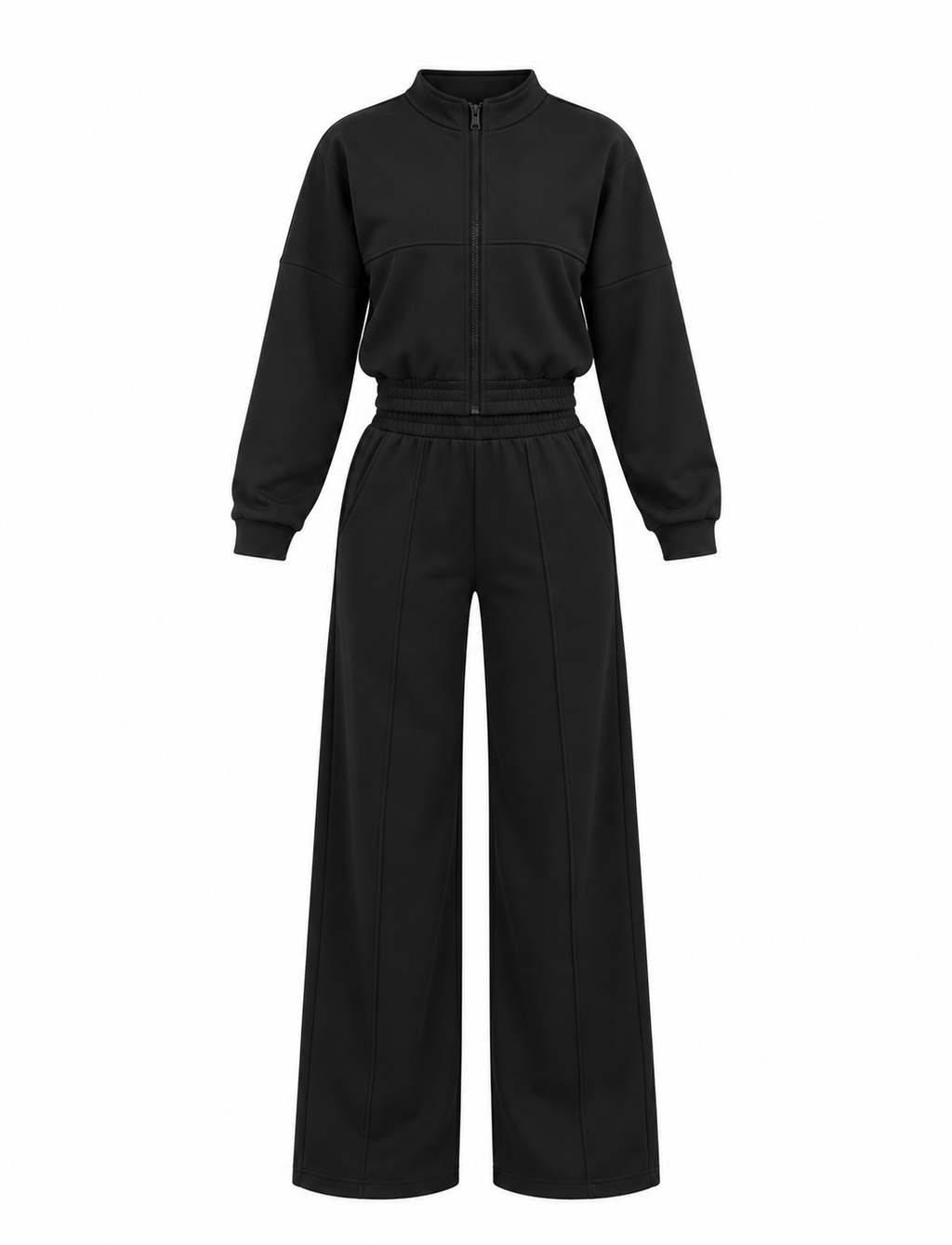 CONJUNTO DE SUDADERA Y BUZO OVERSIZE  Ref. 6179