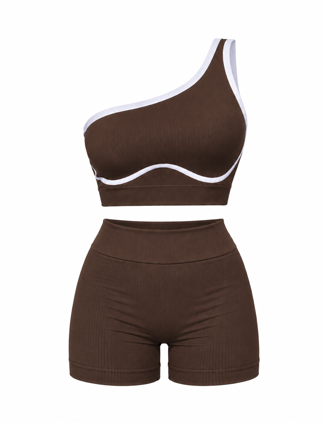 SET DE SHORT CON REALCE Y TOP PICAPIEDRA CON SESGO NACIONAL  Ref. 2307