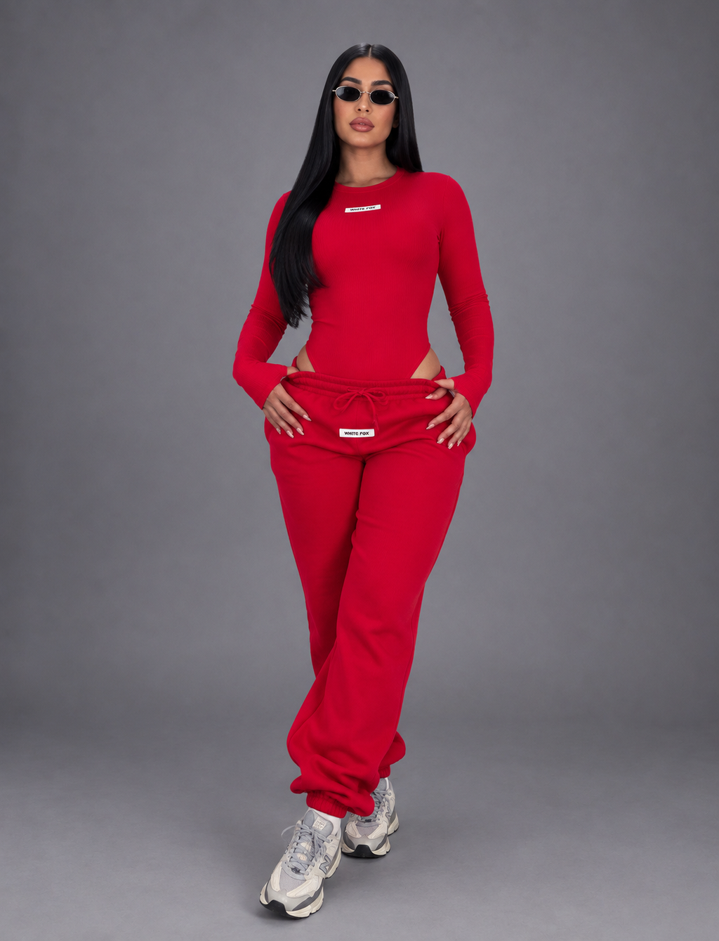 CONJUNTO DE SUDADERA Y BODY MANGA LARGA  Ref. 6180