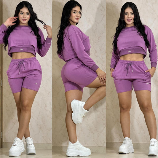 SET BERMUDA Y CAMIBUSO DOBLE ALO