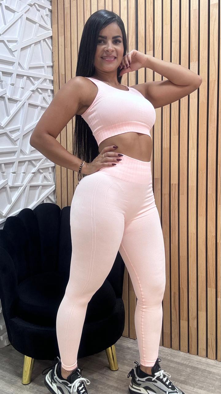 SET LEGGINS Y TOP CON REALCE FRANCESA NAC