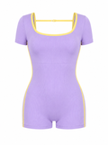 ENTERIZO CORTO DOBLE PUSH UP CON SESGO NACIONAL  Ref. 5695