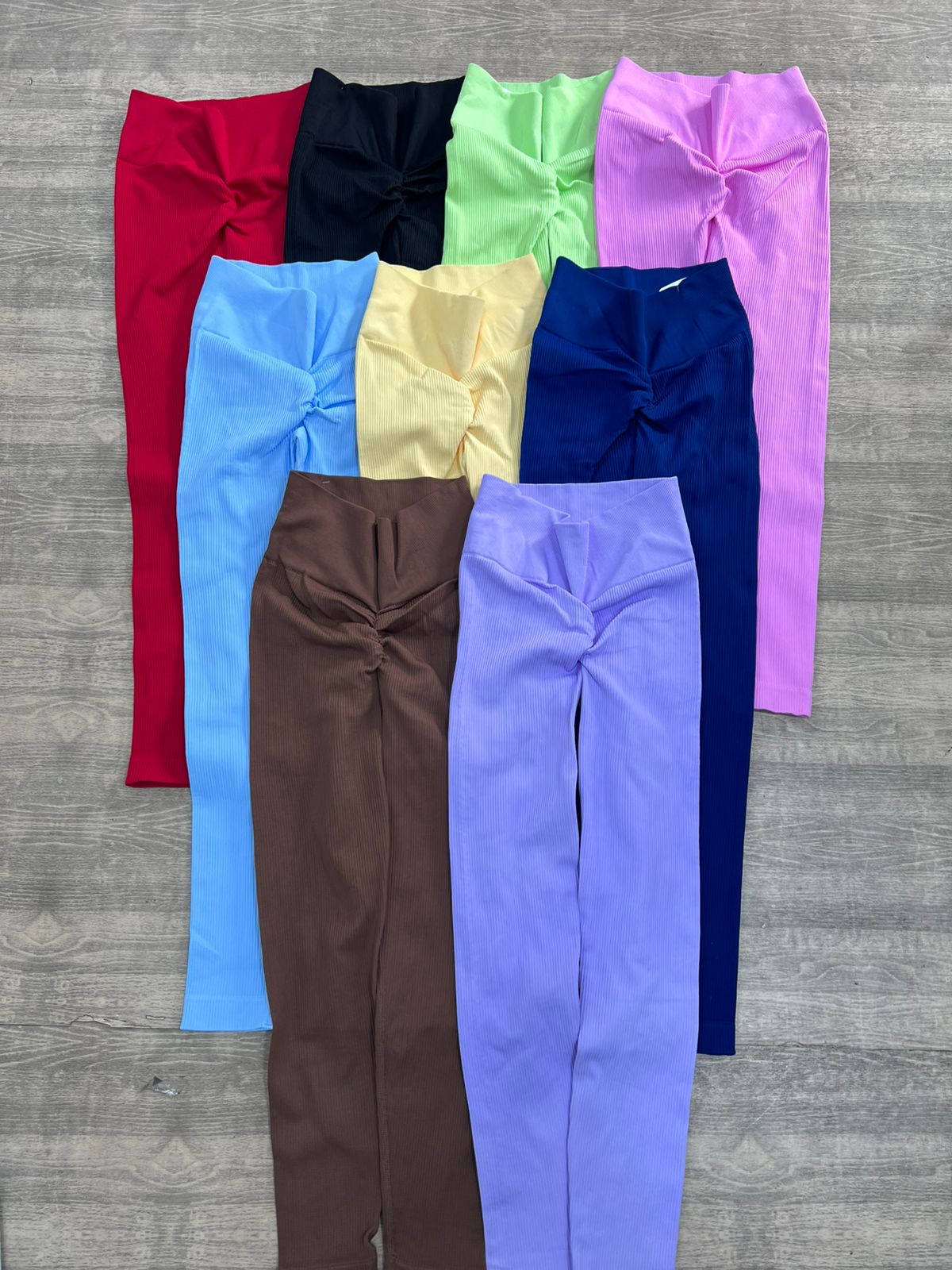 LEGGINS DOBLE PUSH EN TELA RIB  Ref. 604
