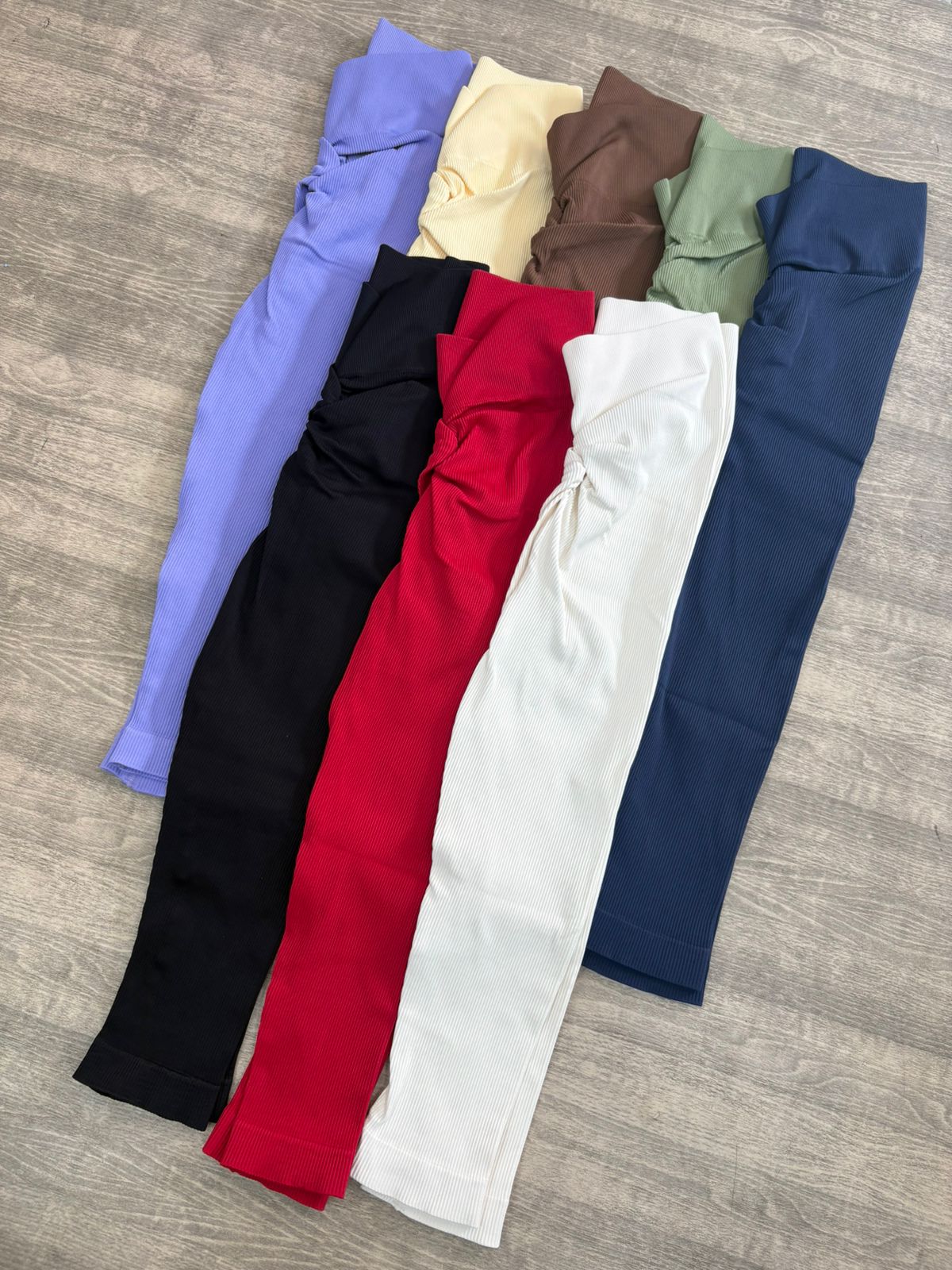 LEGGINS DOBLE PUSH EN TELA RIB  Ref. 604