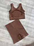SET DE SHORT SIN REALCE Y TOP NAC