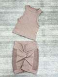 SET SHORT DOBLE PUSH CON BUCOS Y CAMISILLA PREMIUM  Ref. 906