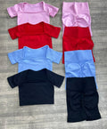 SET DE SHORT CON REALCE Y CAMISA NAC