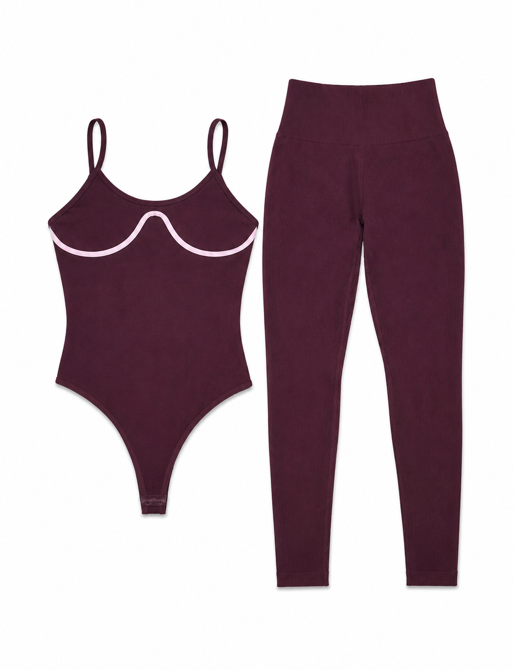 SET LEGGINS SIN REALCE Y BODY TELA PREMIUM  Ref. Leggins 10141 – Body 8005