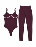SET LEGGINS SIN REALCE Y BODY TELA PREMIUM  Ref. Leggins 10141 – Body 8005